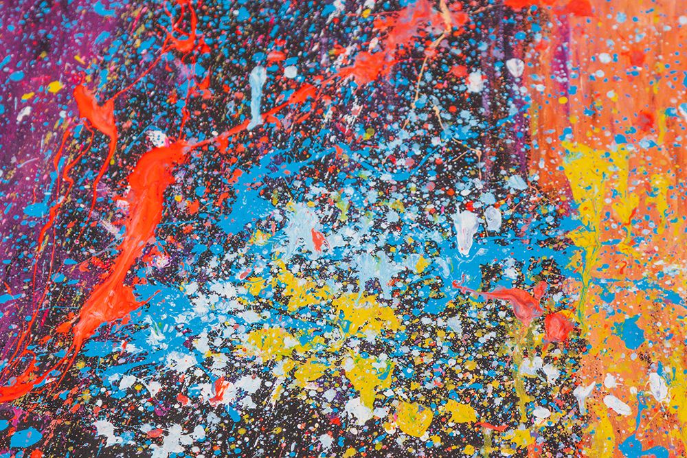 Argentina- Buenos Aires. Colorful paint splatters. art print by Tom Haseltine for $57.95 CAD